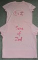 Ladie's Fitted Sons of Zed T-shirt in Pink